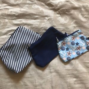 Make up bags - set of 3